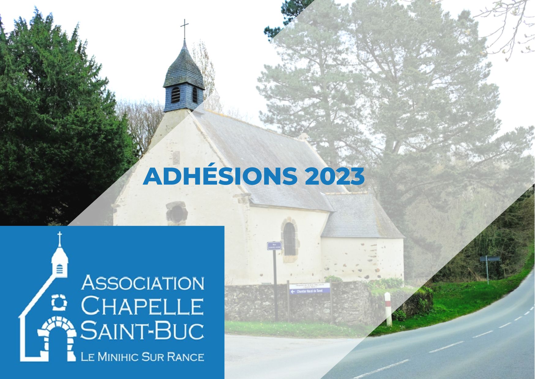 Adhésion à l'association Chapelle Saint-Buc 2023